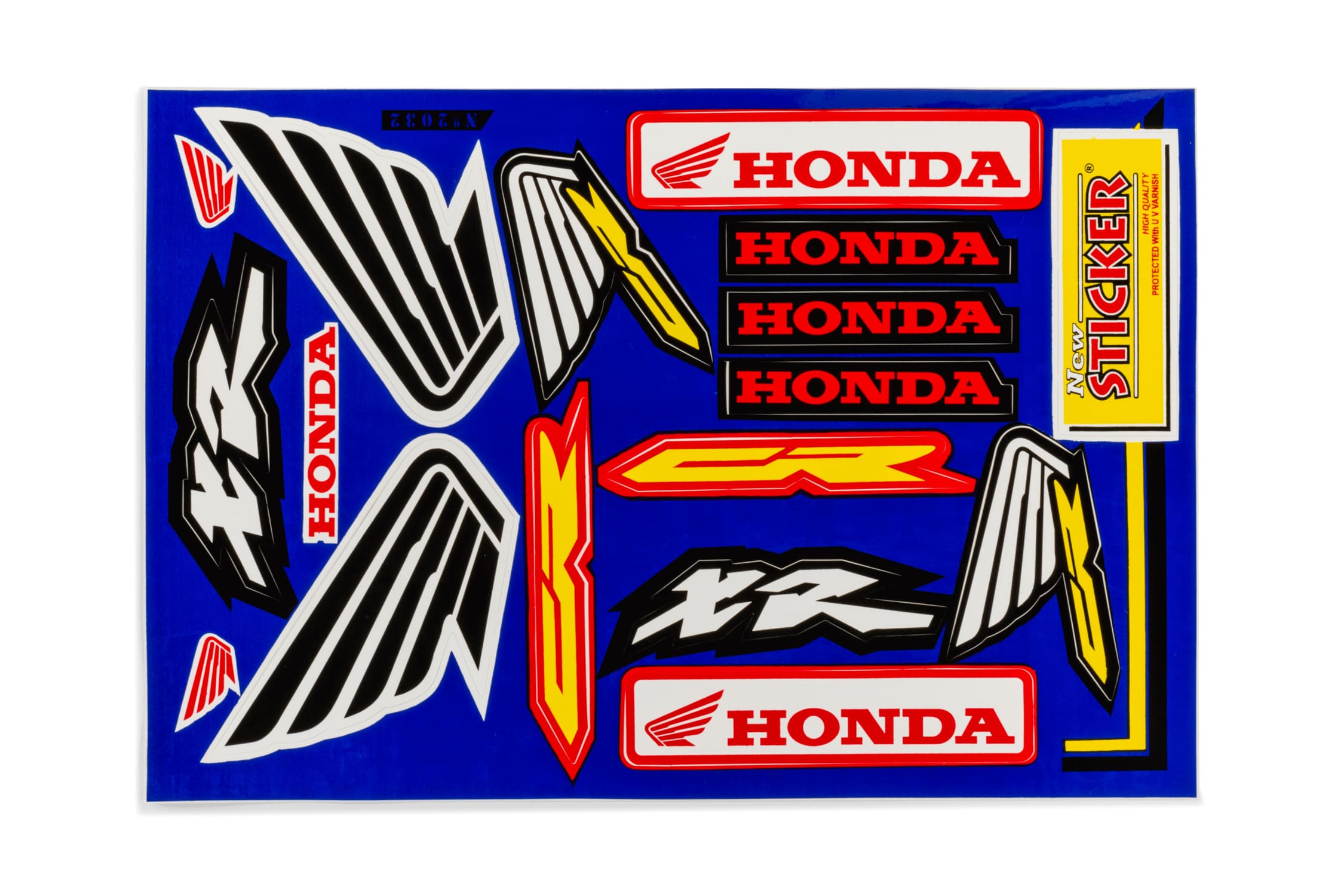 STICK-982032 Foglio Adesivi Sponsor Honda Wings 33x22cm, COD: STICK-982032