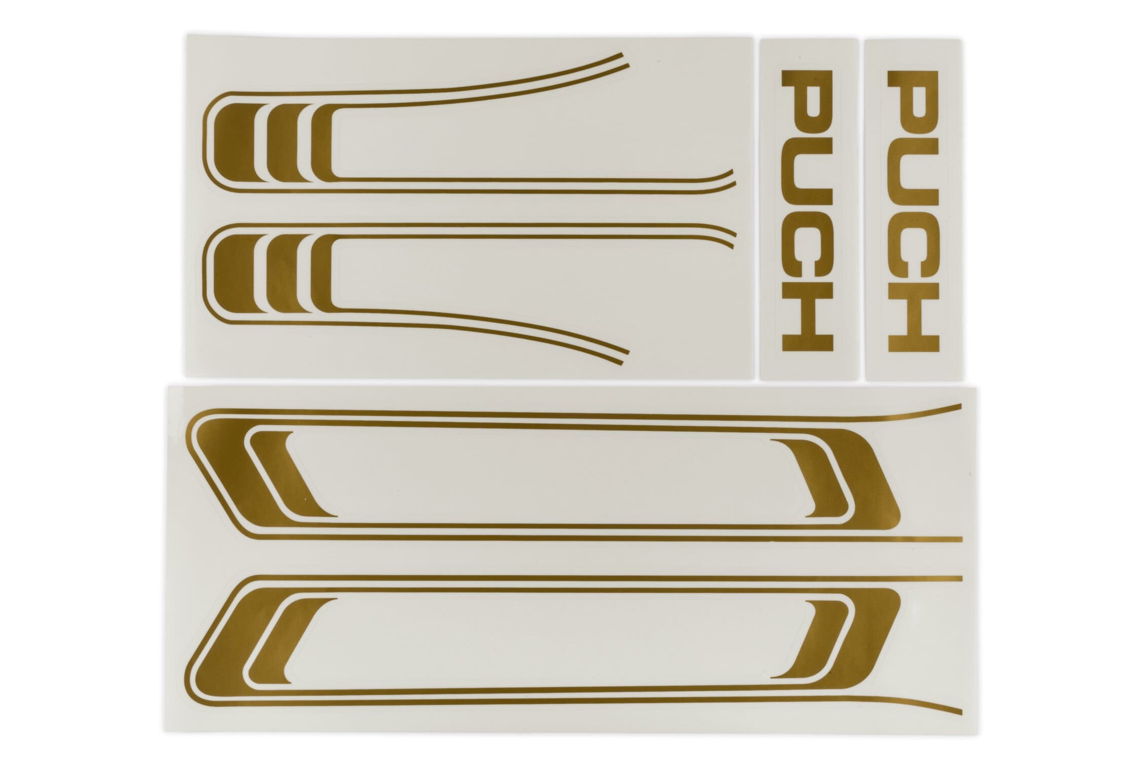 STICK-F050011 Adesivo Puch Maxi (x6) PVC oro, COD: STICK-F050011