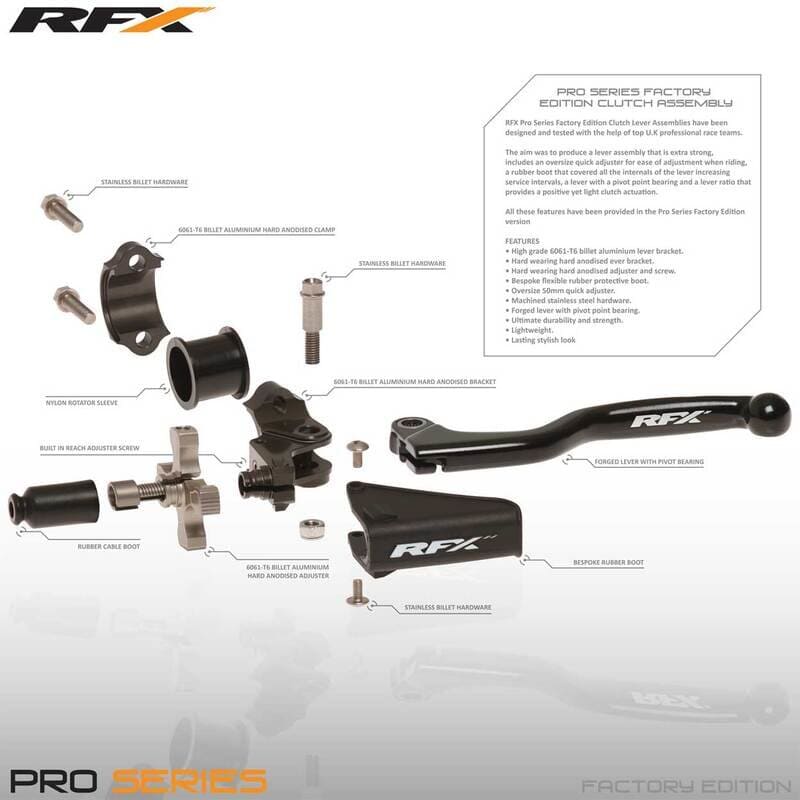 R-FXCA9060499SV Set vite per leva frizione RFX Pro x4, COD: R-FXCA9060499SV