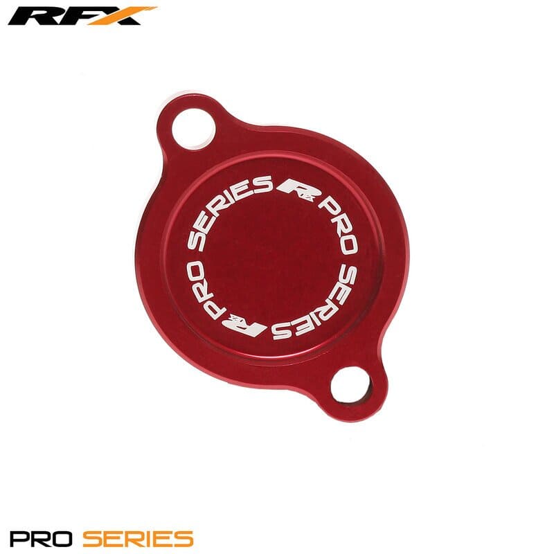 R-FXFC2010099RD Coperchio filtro olio RFX Pro rosso Kawasaki KXF 250, COD: R-FXFC2010099RD