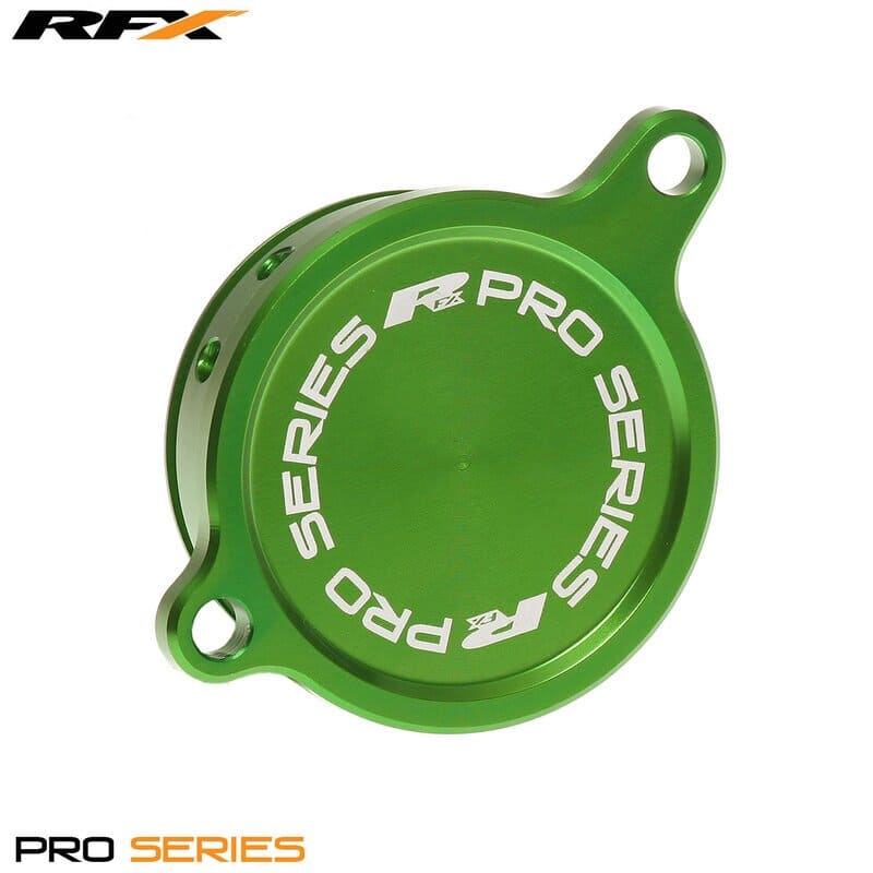 R-FXFC2020099GN Coperchio filtro olio RFX Pro verde - Kawasaki KXF 450 2006-2015, COD: R-FXFC2020099GN