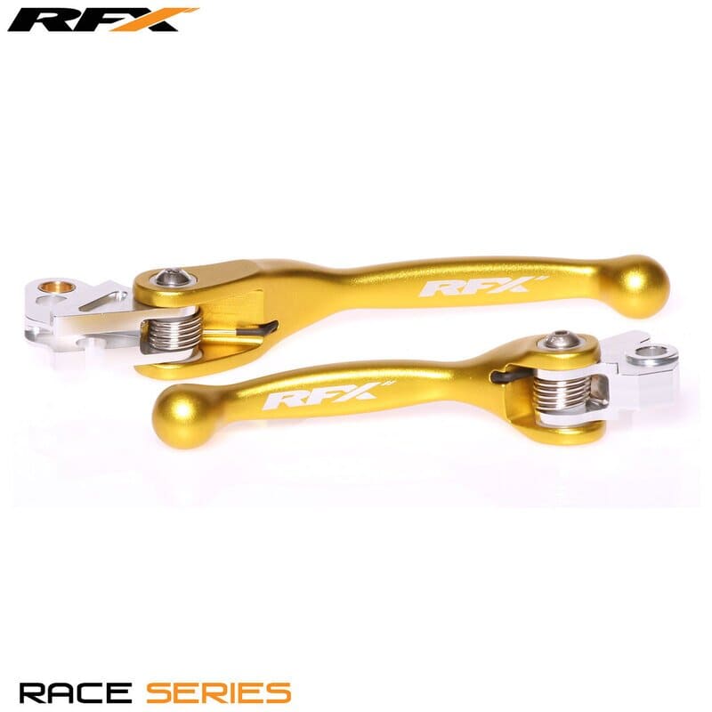 R-FXFL3000055YL Set leve RFX Race pieghevole forgiato giallo Suzuki RM dopo 2005, COD: R-FXFL3000055YL