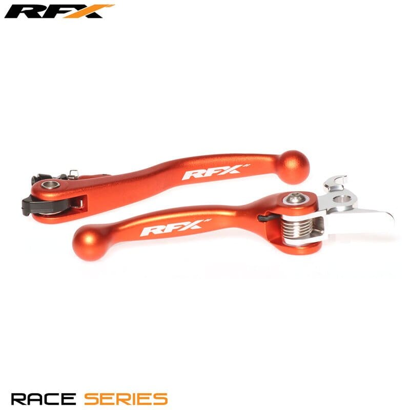 R-FXFL5020055OR Set leve RFX Race pieghevole forgiato arancione KTM (freno Brembo / frizione Magura) 2009-2012, COD: R-FXFL5020055OR