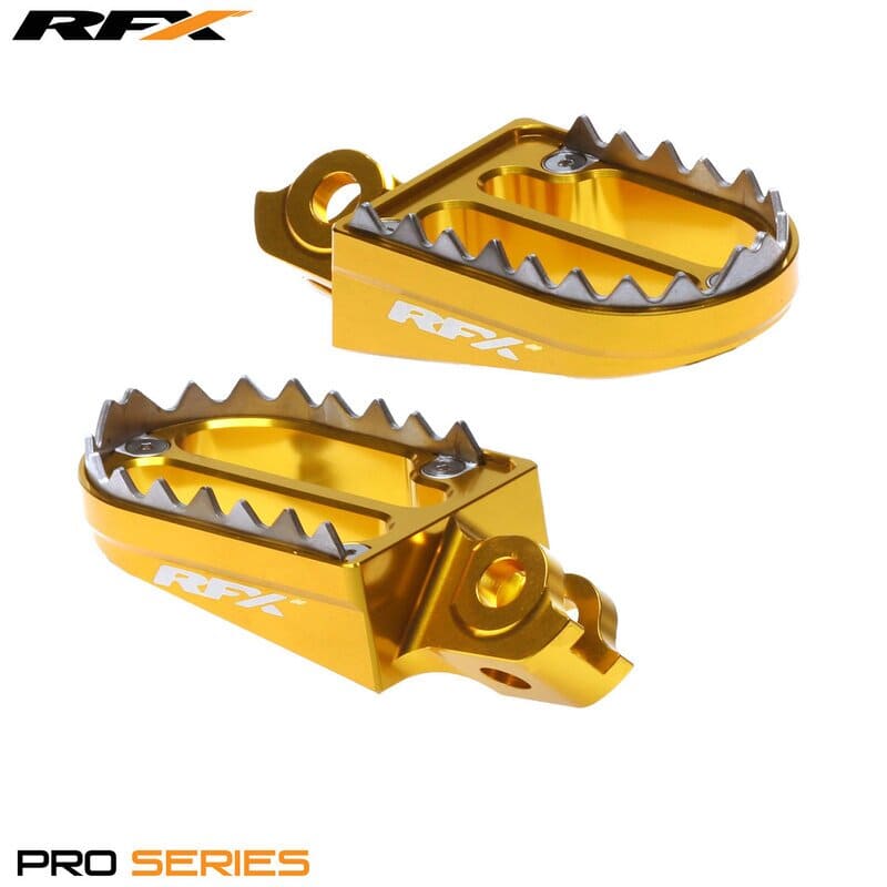 R-FXFR3040199YL Poggiapiedi RFX Pro Series 2 giallo - Suzuki RM-Z 250 / 450 dopo 2010, COD: R-FXFR3040199YL