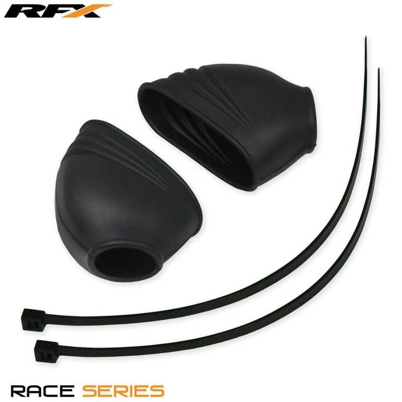 R-FXFR9010055BK Gomme di protezione poggiapiedi RFX Race nero universale, COD: R-FXFR9010055BK