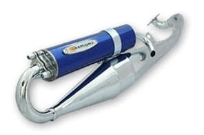 TG0609163-RCR Tecnigas NEXT R muffler, chrome, Honda SFX / X8R, without approval