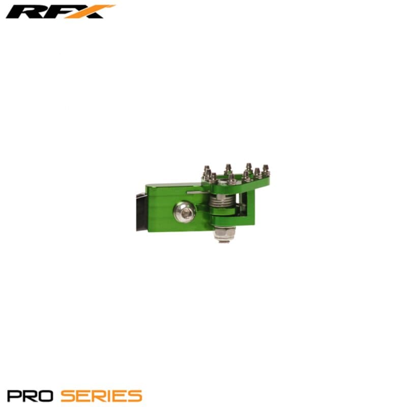 R-FXRB9010099GN Terminale pedale freno RFX Pro pieghevole CNC verde, COD: R-FXRB9010099GN