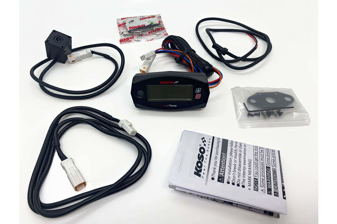 KO-BA033050 Koso MINI 4 IFR Infrared Tire Temperature Gauge with Sensor