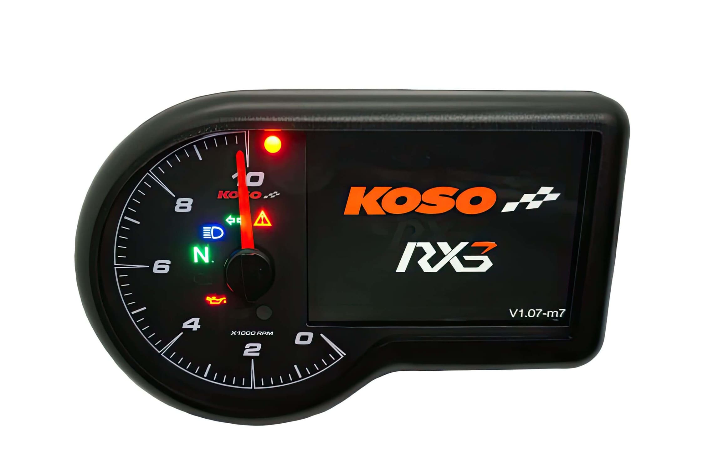 KO-BA071300 Contachilometri Koso RX-3 con display TFT 10.000 RPM, COD: KO-BA071300