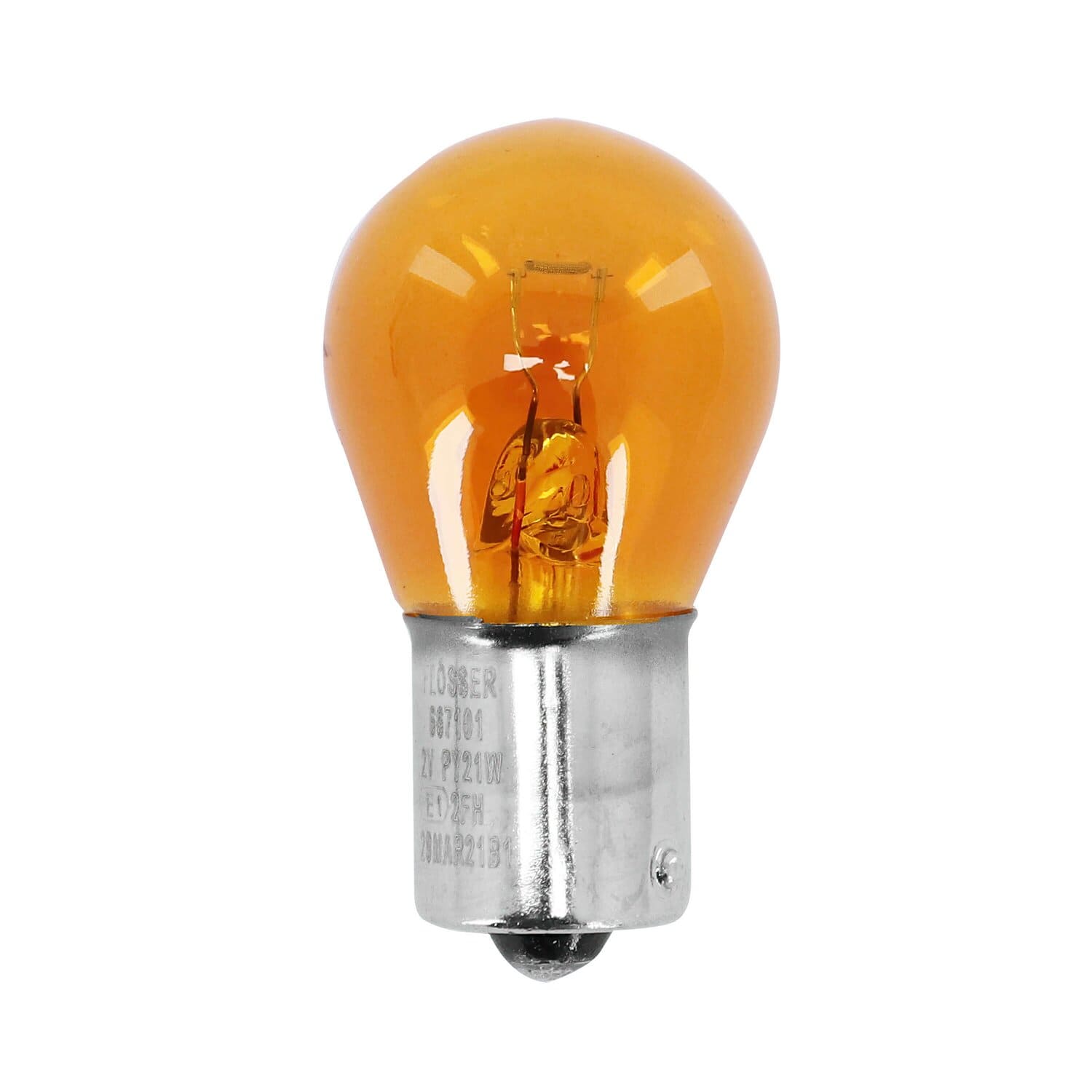 OSR4645 Lampadina PY21W 12V - 21W BAU15S pins sfalsate Osram arancione, COD: OSR4645