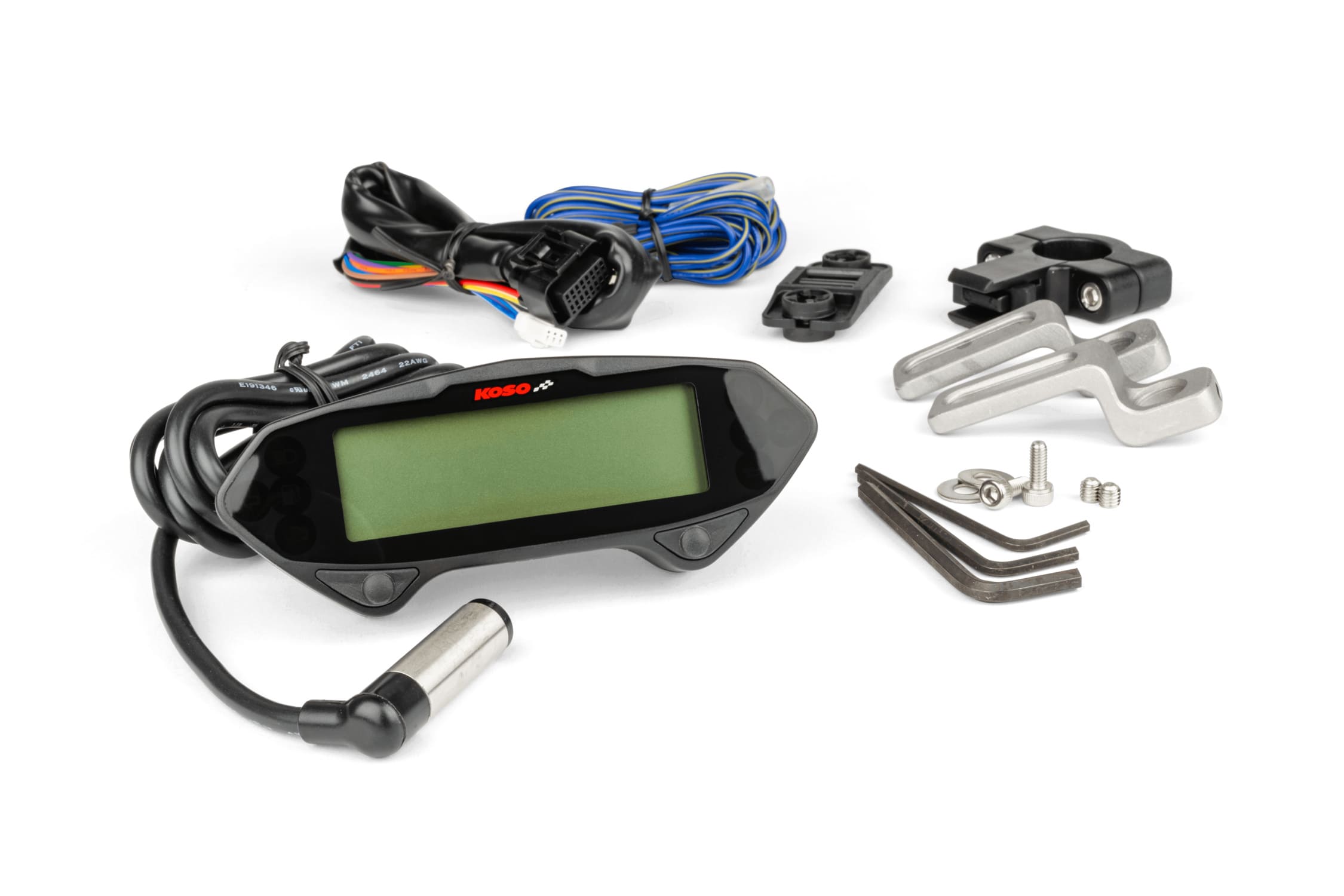 KO-BA041000 Contachilometri DB01RN KOSO Digitale, universale, blu illuminato con omologazione, COD: KO-BA041000