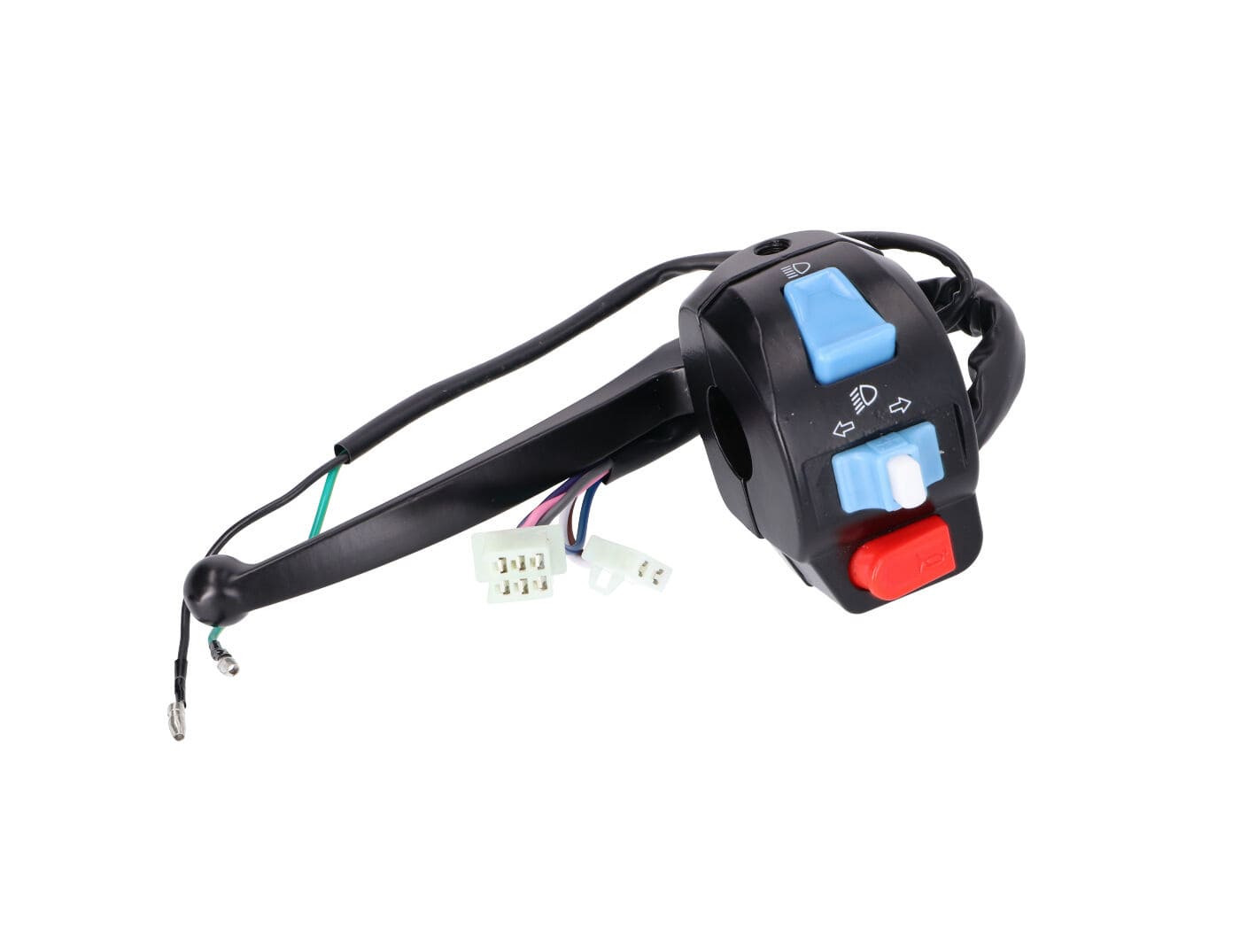 OE-GY6BT20965 Devioluce ricambio originale GY6, sinistra, incl. Leva Freno, Versione 2, 50cc (139QMB/QMA), COD: OE-GY6BT20965