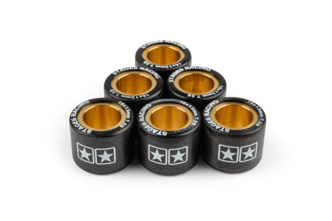 S6-G6-161100 Variator Rollers (x6) Stage6 16x13mm - 11g