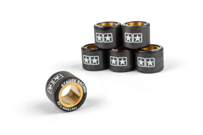 S6-G6-161100 Variator Rollers (x6) Stage6 16x13mm - 11g