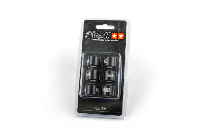S6-G6-161100 Variator Rollers (x6) Stage6 16x13mm - 11g