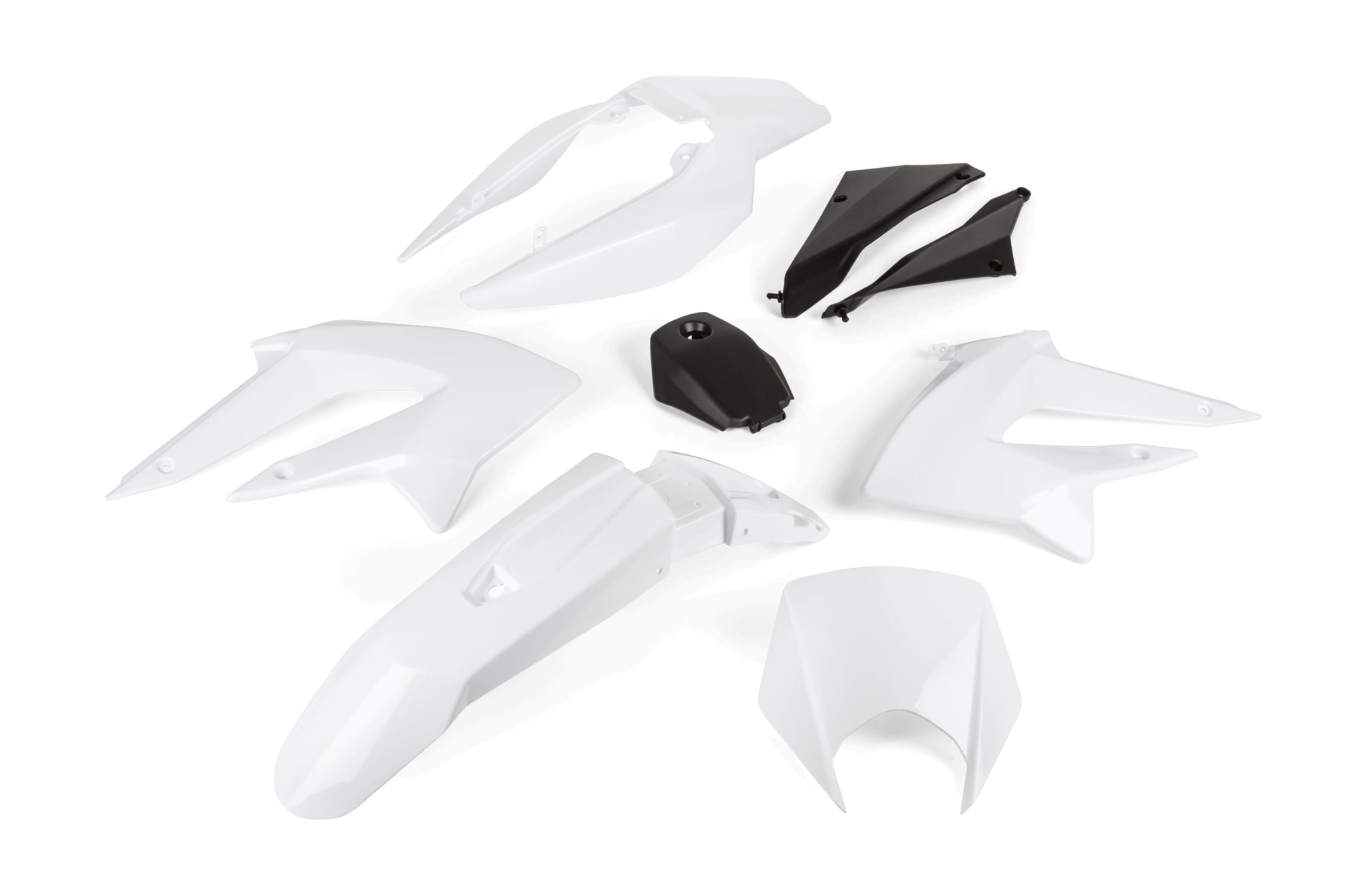 STR-995.8/WH Kit carena 8 pezzi bianco Derbi DRD X-Treme 2011 - 2017, COD: STR-995.8/WH
