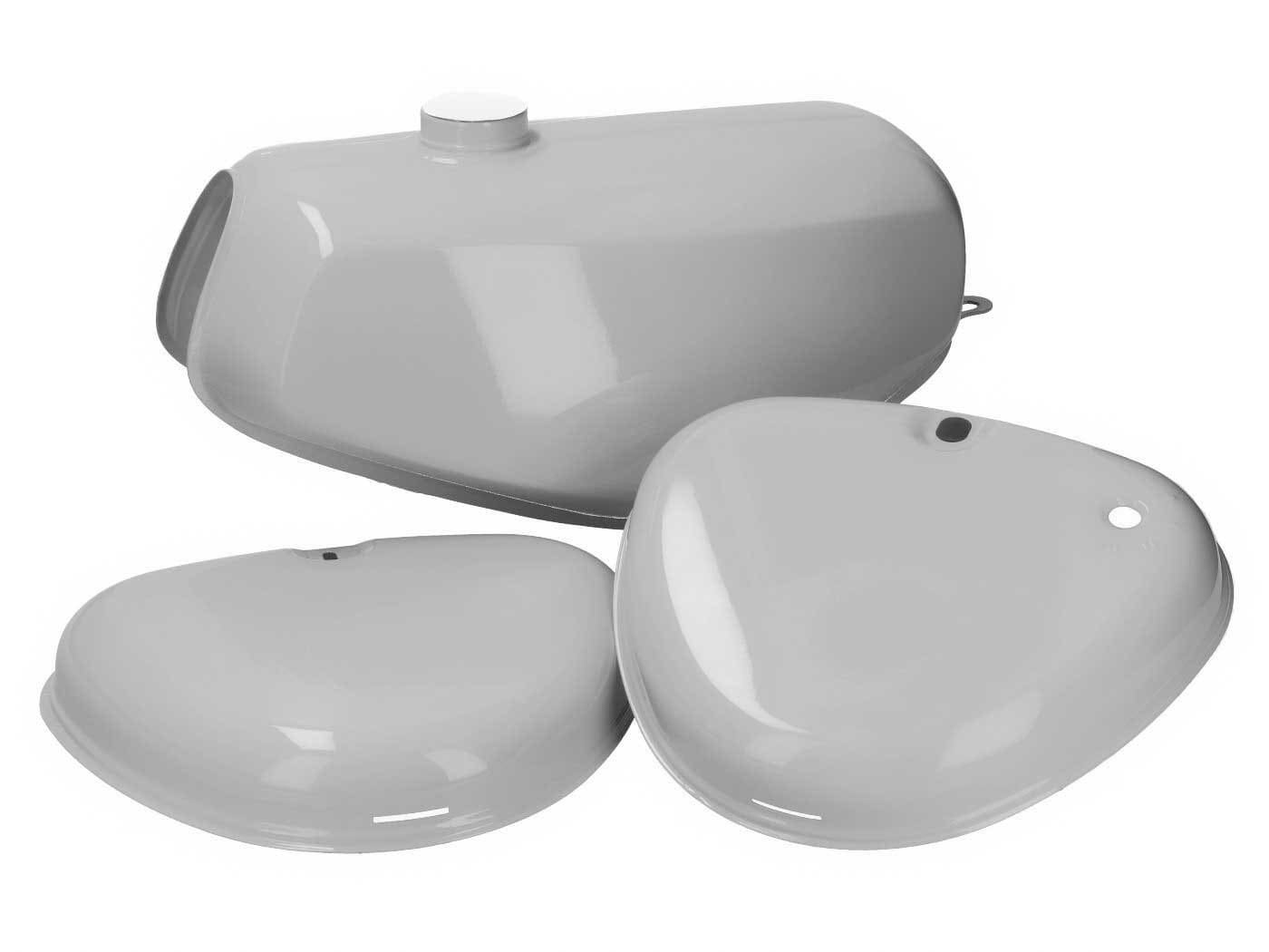 MOF-KIT.C.40551-0000 Set serbatoio + coperchi laterali non verniciato Simson S50 / S51 / S70