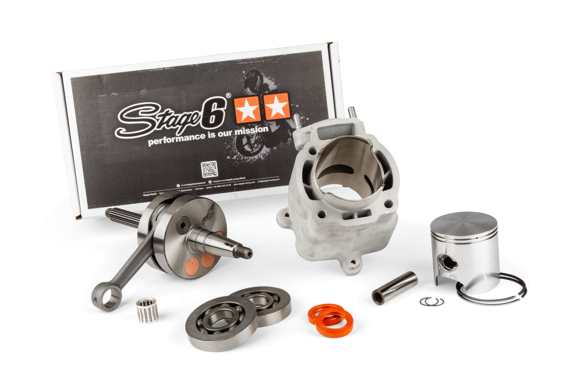 oe-pia487638/pack01 pacco cilindri - albero motore originale piaggio 180 gilera runner 180 fxr 2t, COD: OE-PIA487638/PACK01