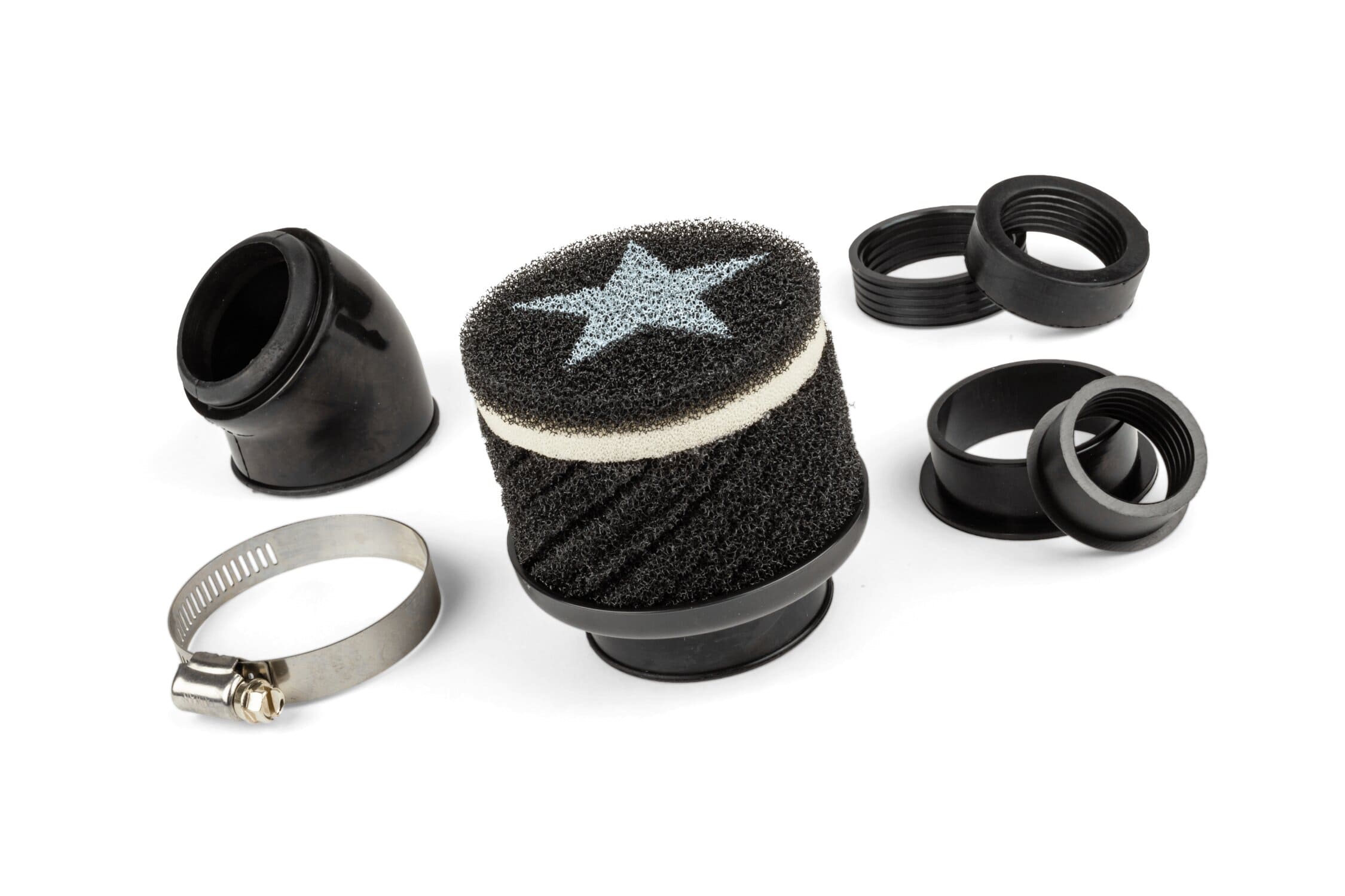 S6-35015/BK Filtro aria Stage6 Racing d.28 - 48mm nero, COD: S6-35015/BK