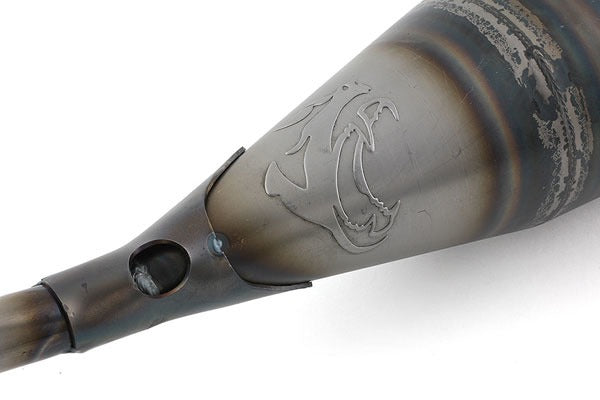 VCR-RD30192.01 VOCA Racing Exhaust, Carbon Look, 70 / 80cc, Derbi Senda