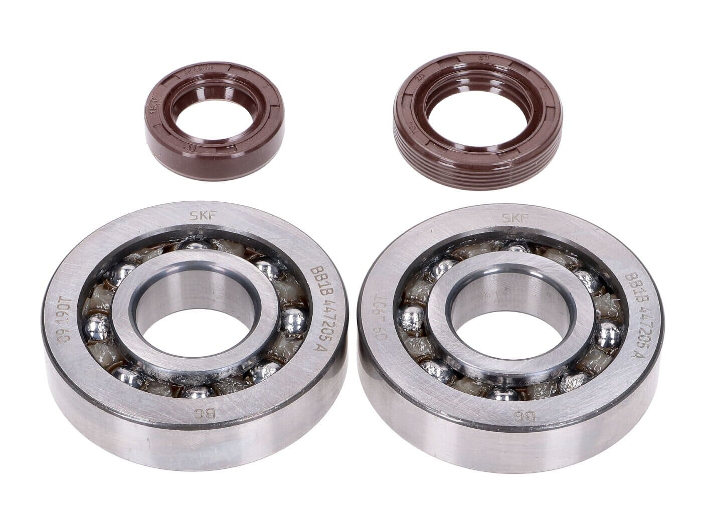 NK104.33 Set cuscinetti HD e paraoli FKM albero motore Naraku Kymco / SYM verticale, COD: NK104.33