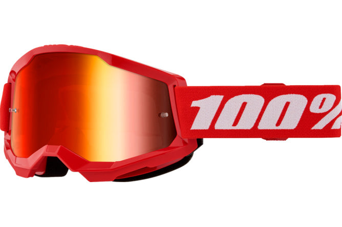 HDP-26013495 Maschera cross 100% Strata 2 rosso specchio rosso - Billaricambi SRLS
