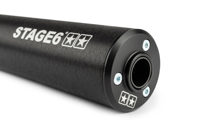S6-9117402/BK Stage6 StreetRace Exhaust Peugeot 103 SPX Black