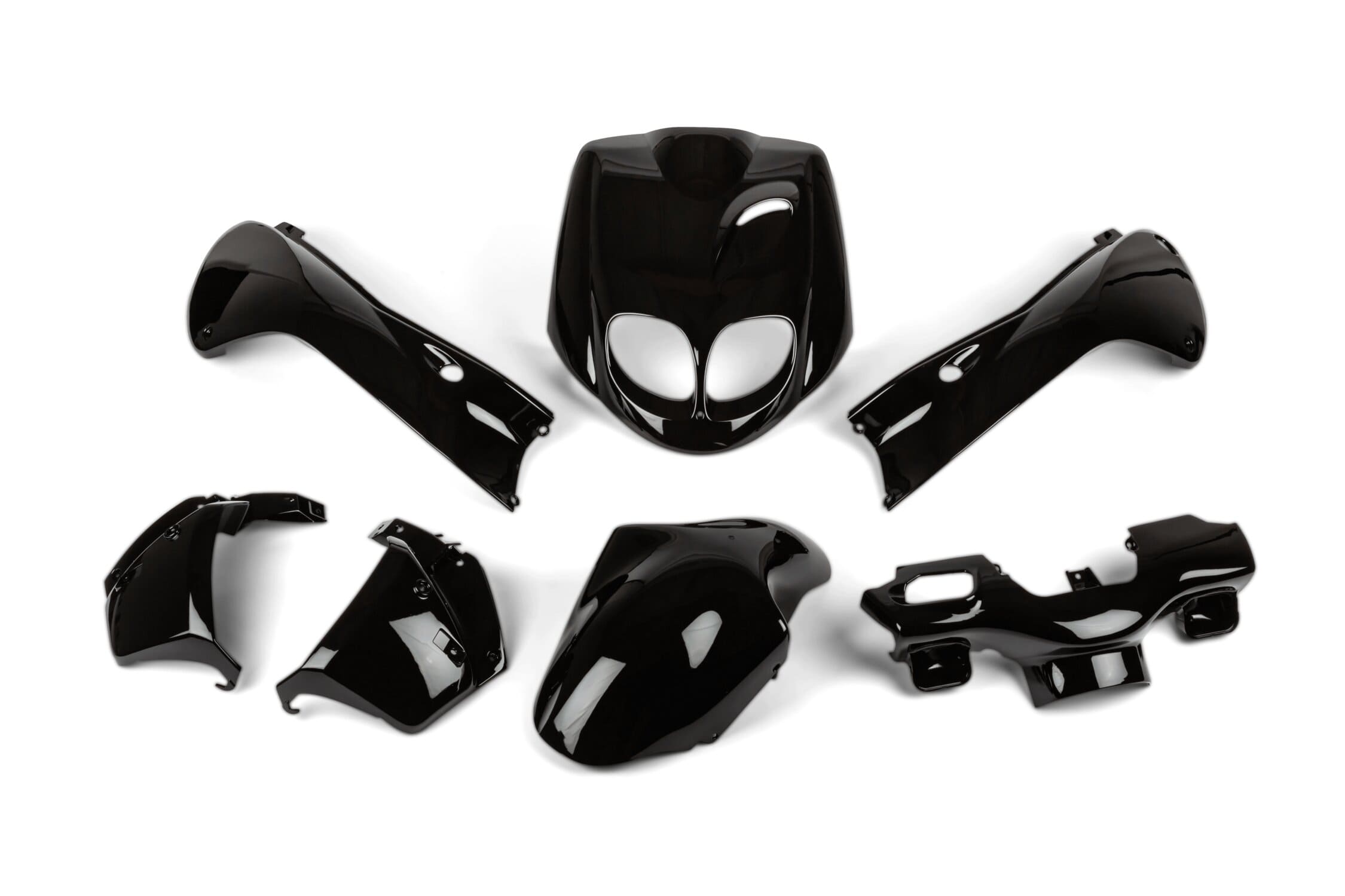 STR-935/BK Kit carena 7 pezzi nero Peugeot Trekker, COD: STR-935/BK