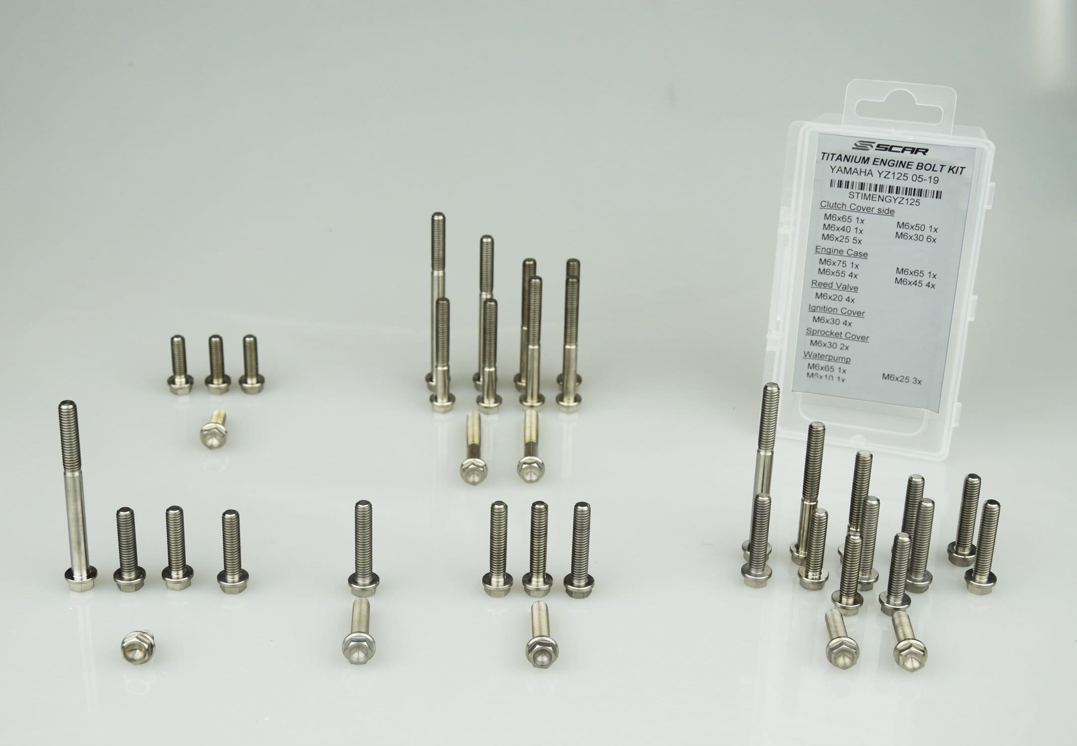 SC-STIMENGCRF250B Kit viti Scar titanio CRF 250 2022, COD: SC-STIMENGCRF250B