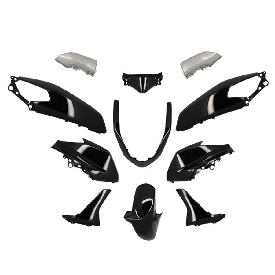 CGN520064 Kit carena Yamaha Nmax 125 2015 - 2020 nero lucido (11 pezzi), COD: CGN520064