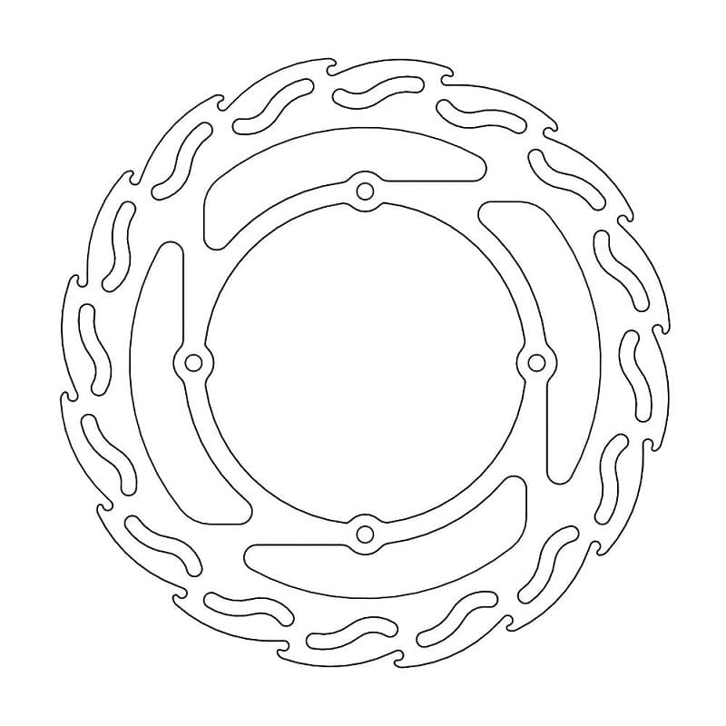 MMAST-17110298 Disco freno anteriore Moto Master Flame CR 125 / 250 fino 1994, COD: MMAST-17110298