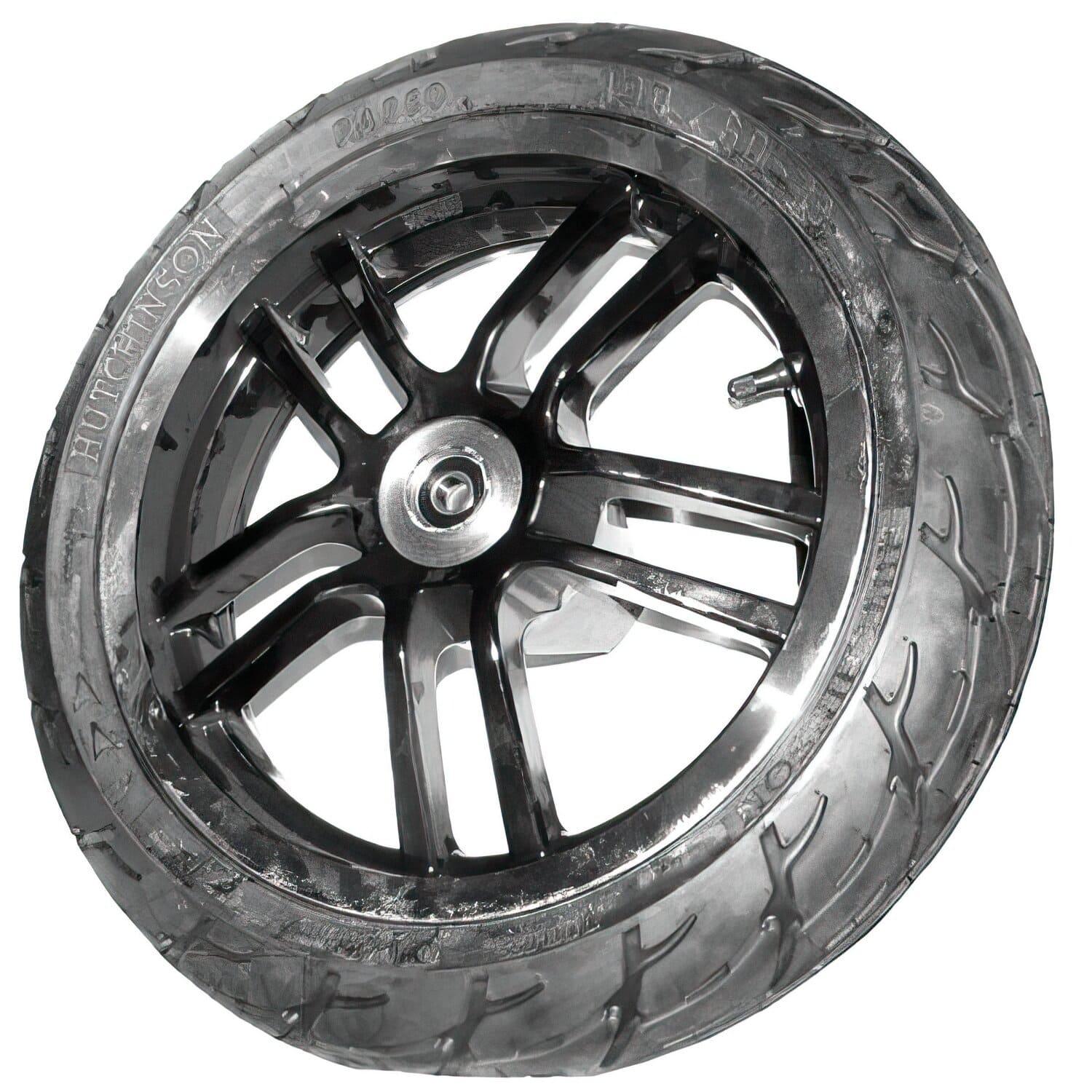 OE-PEU775011N Ruota anteriore nera Peugeot Speedfight 3 4T, COD: OE-PEU775011N