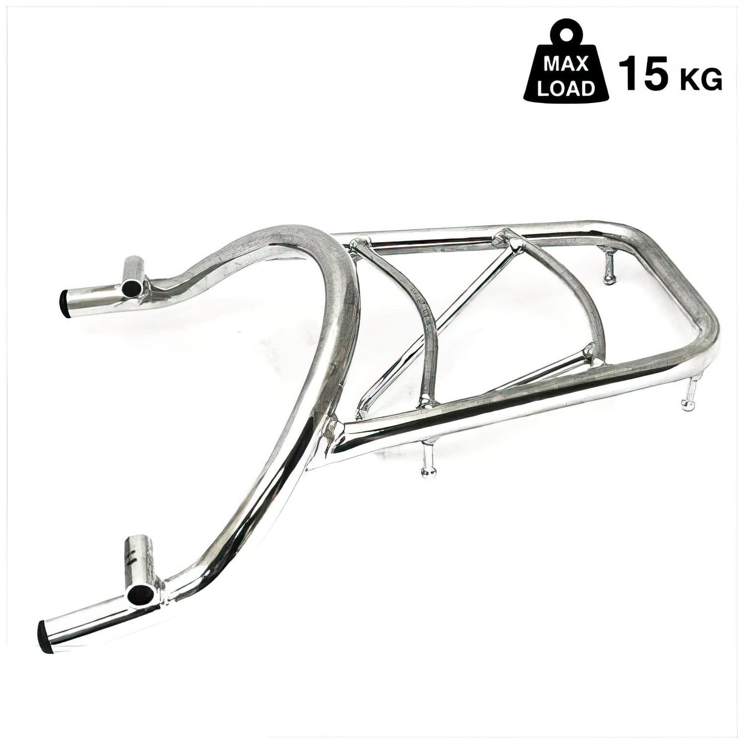 SP-32916 Portapacchi Baotian Carino cromato, COD: SP-32916