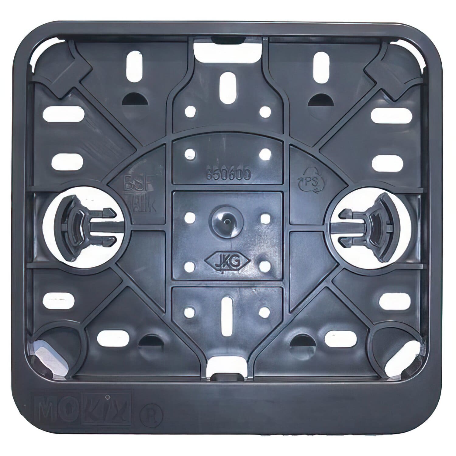 SP-86794 Portatarga orizzontale 145 x 125 nero, COD: SP-86794