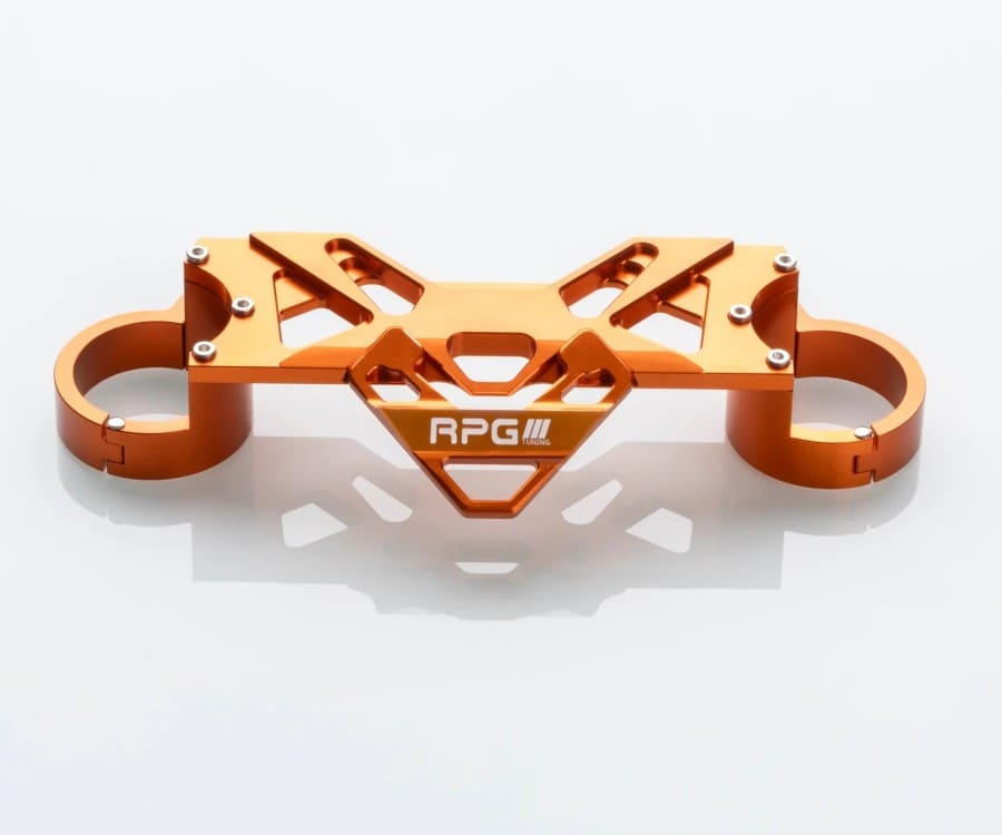 Guida forcella centrale piastra tripla per steli forcella RPG / Yamaha Aerox