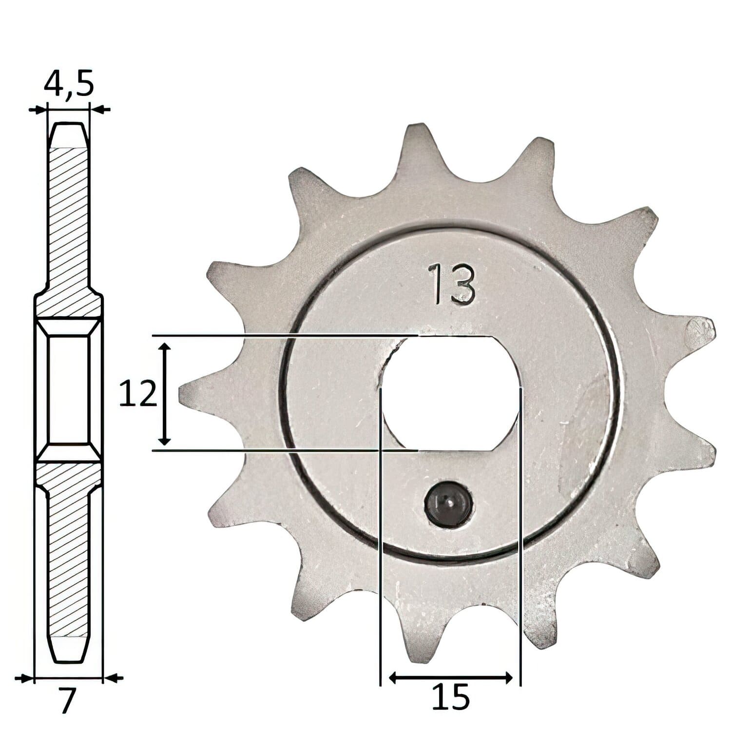 SP-93128 Pignone IGM Kreidler 3V / 4V (415) 13 denti, COD: SP-93128