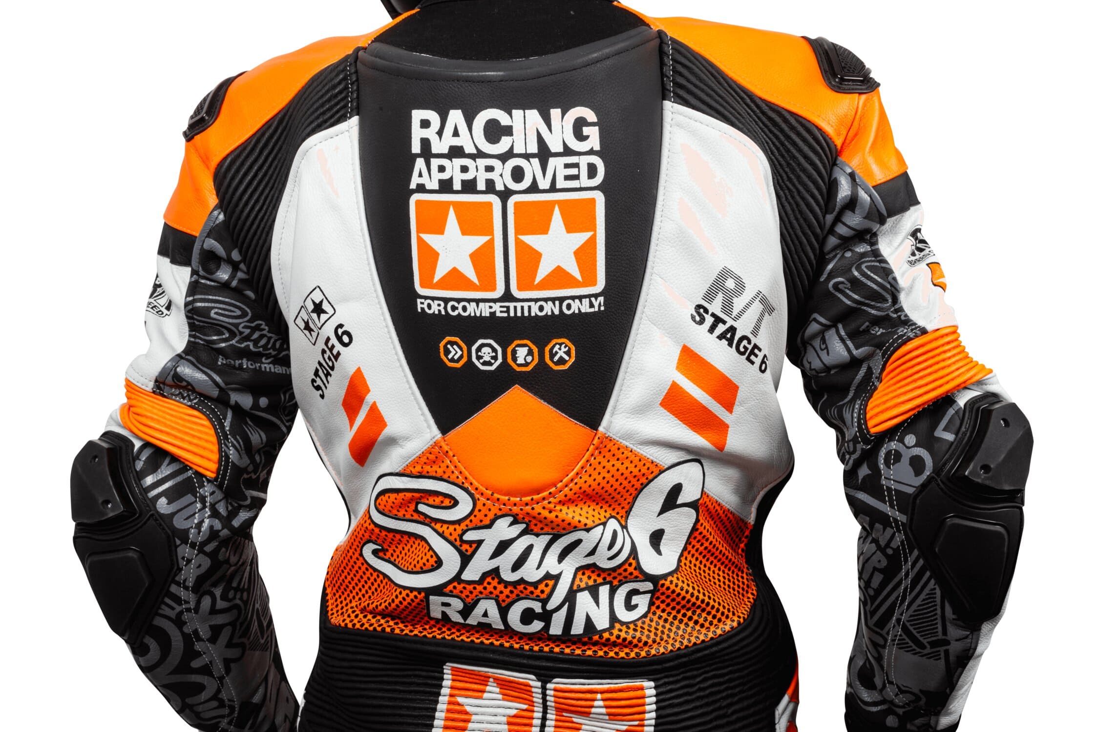 s6-0854/52 stage6 mk3 leather motorcycle suit size 52