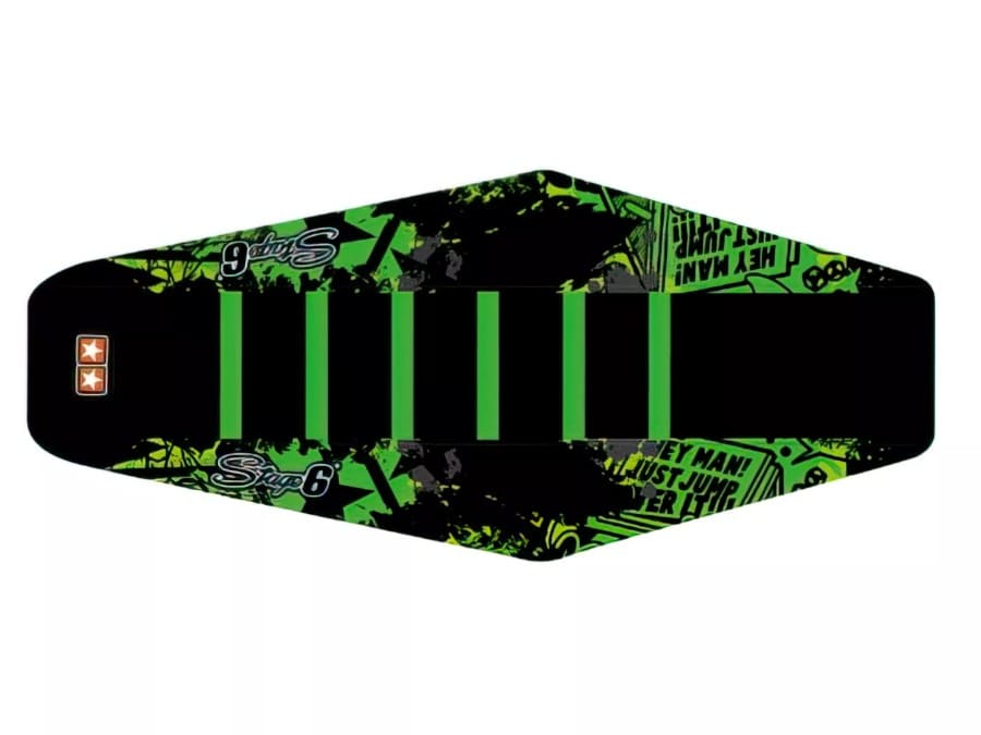 S6-058862/GR Coprisella Stage6 Full Covering nero - verde Rieju MRT, COD: S6-058862/GR