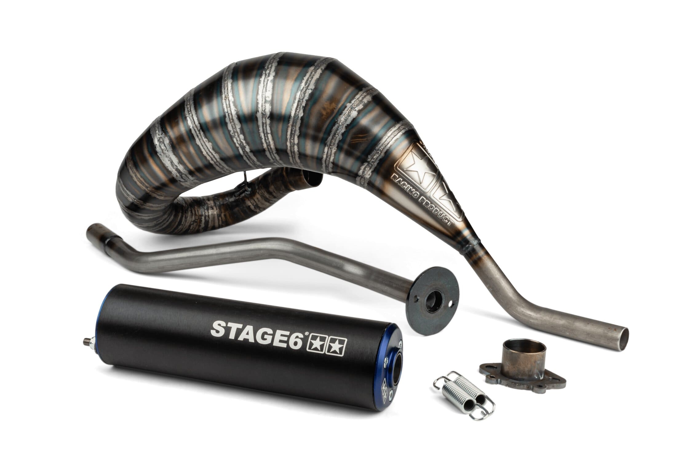 S6-9519305/BL Scarico Stage6 80 - 90 Derbi blu / nero, COD: S6-9519305/BL