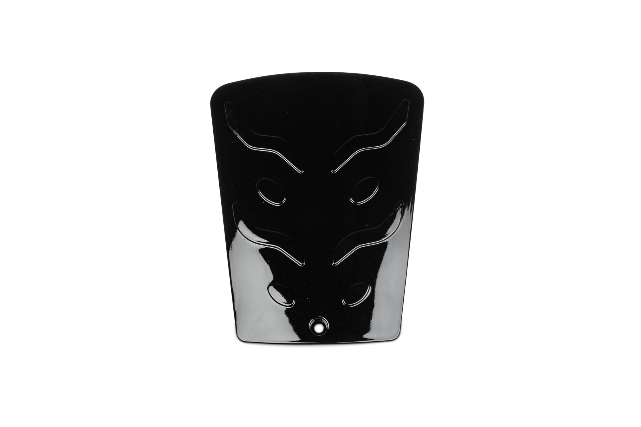 STR-922.13/BK Coperchio batteria Peugeot Speedfight 2, metallo nero, COD: STR-922.13/BK