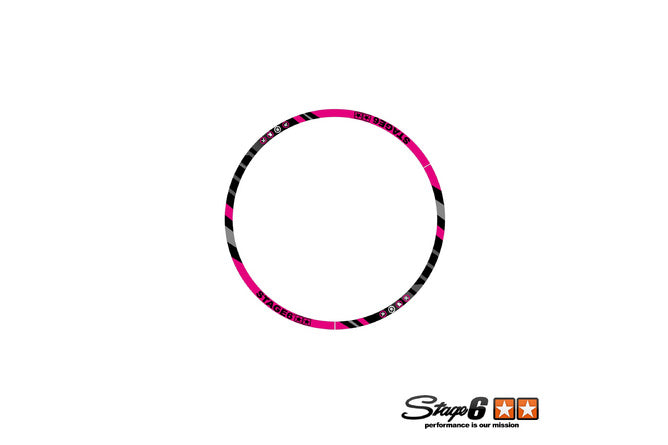 S6-0513.2/PK Set adesivo cerchione Scooter 13" Stage6 Rosa, COD: S6-0513.2/PK