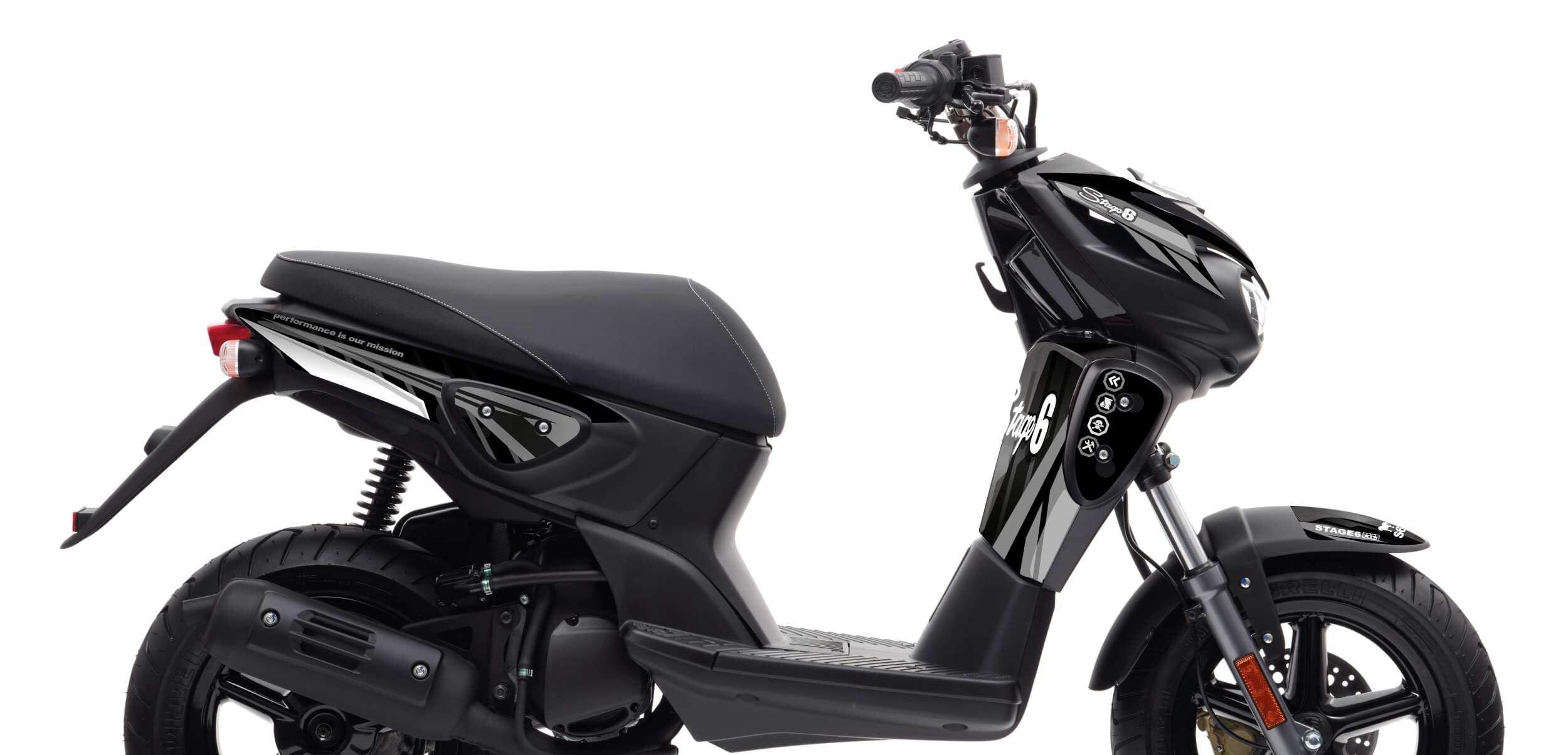 S6-056802.2/BK Kit deco Yamaha Slider Stage6 Nero, COD: S6-056802.2/BK