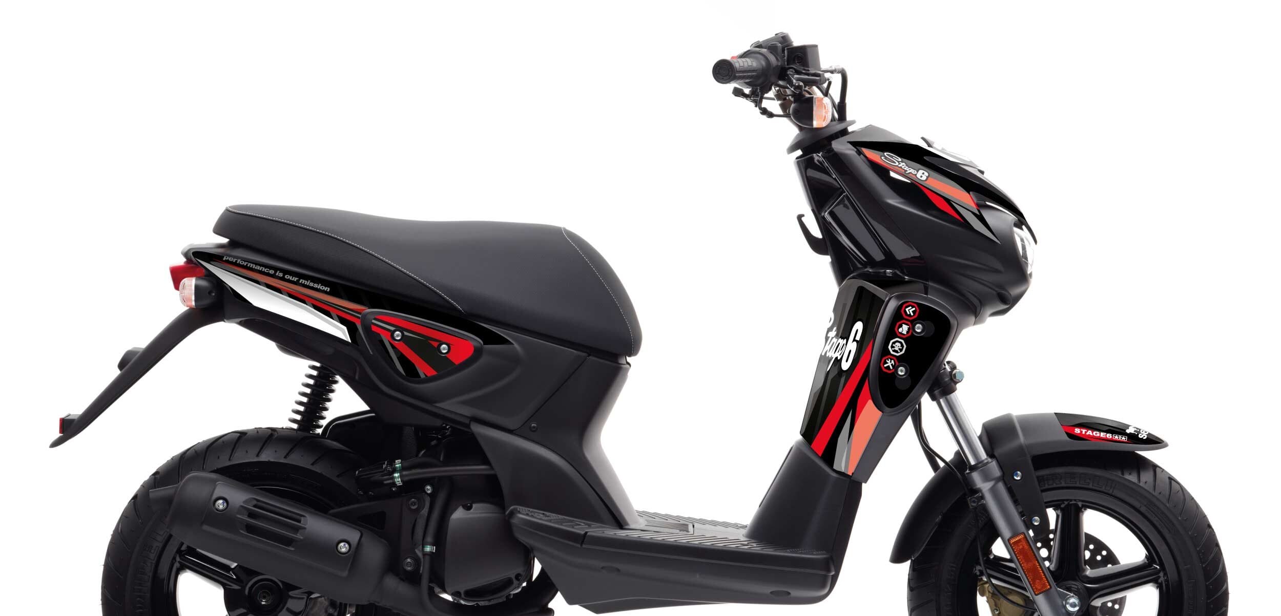 S6-056802.2/RE Kit deco Yamaha Slider Stage6 Rosso, COD: S6-056802.2/RE