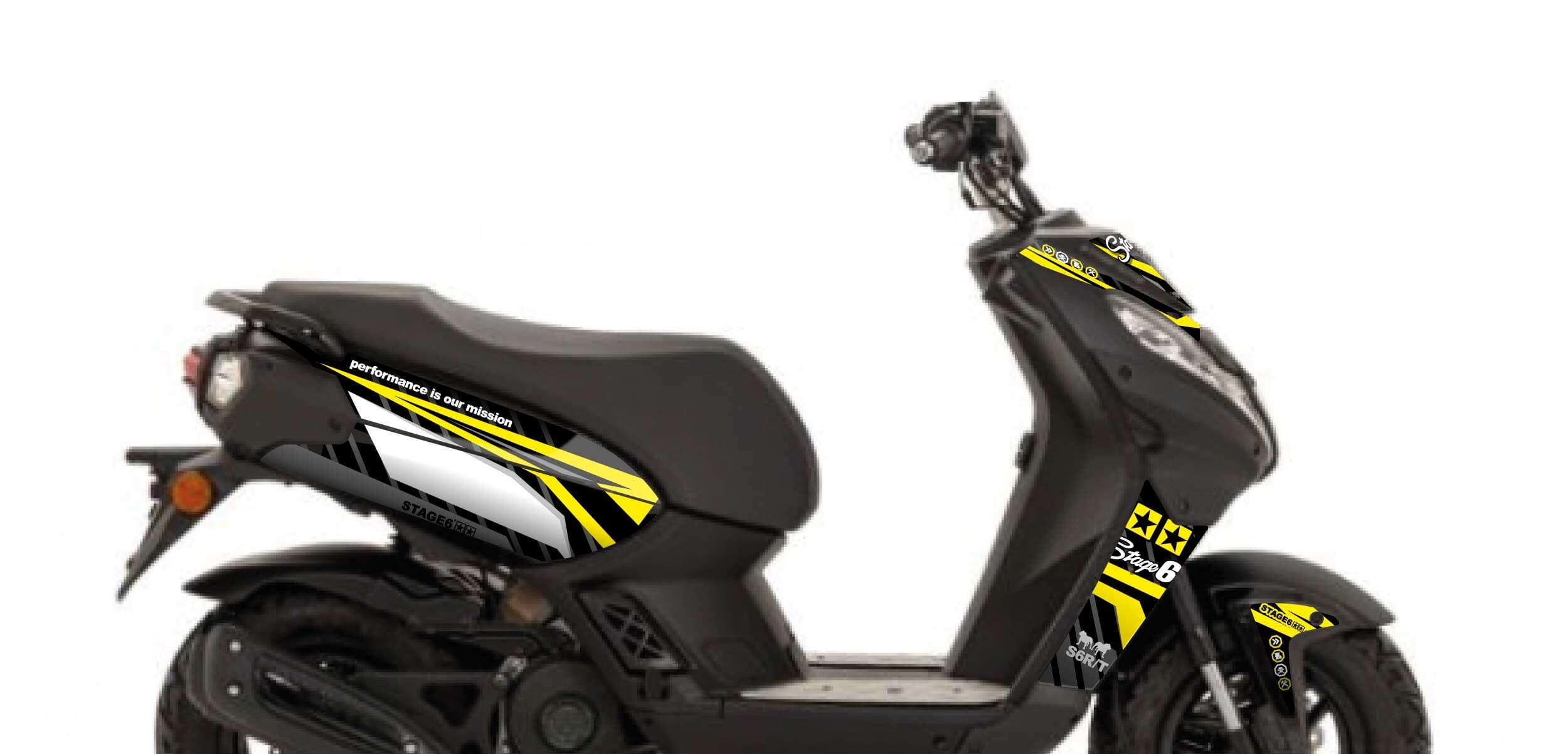S6-057801.2/YE Kit deco Peugeot Streetzone Stage6 Giallo