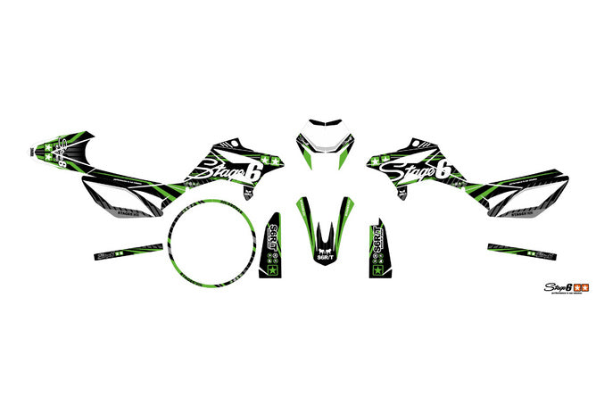S6-058803.2/GR Kit deco Beta RR 2011 - 2020 Stage6 Verde, COD: S6-058803.2/GR