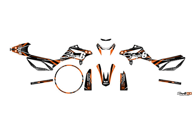 S6-058803.2/OR Kit deco Beta RR 2011 - 2020 Stage6 Arancione, COD: S6-058803.2/OR