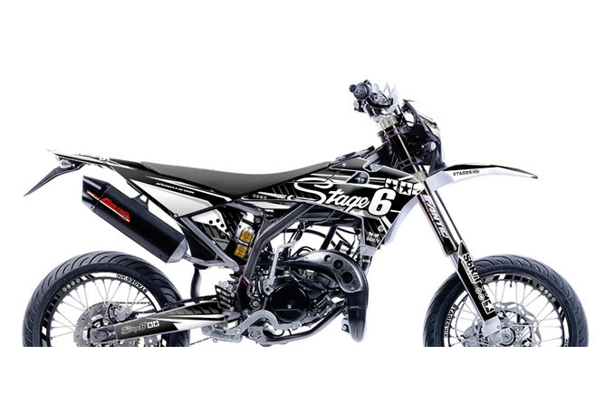 S6-058805.2/WH Kit deco Fantic XM 50 2017 - 2022 Stage6 Blanc, COD: S6-058805.2/WH