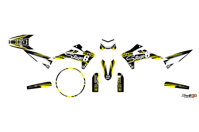 S6-058805.2/YE Kit deco Fantic XM 50 2017 - 2022 Stage6 Giallo, COD: S6-058805.2/YE