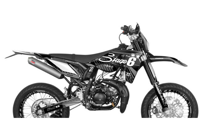 S6-058806.2/BK Kit deco Sherco SM-R 50 dopo 2018 Stage6 Nero, COD: S6-058806.2/BK