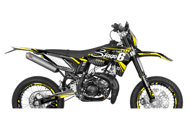 S6-058806.2/YE Kit deco Sherco SM-R 50 dopo 2018 Stage6 Giallo, COD: S6-058806.2/YE